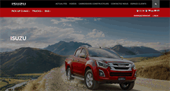 Desktop Screenshot of isuzu.fr