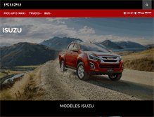 Tablet Screenshot of isuzu.fr