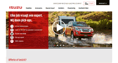 Desktop Screenshot of isuzu.nl