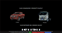 Desktop Screenshot of isuzu.it