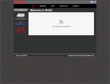 Tablet Screenshot of isuzu.com.cy